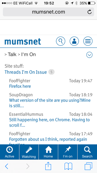 Threads I'm On Issue