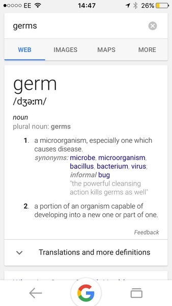 About "anti-bacterial" hand gel?