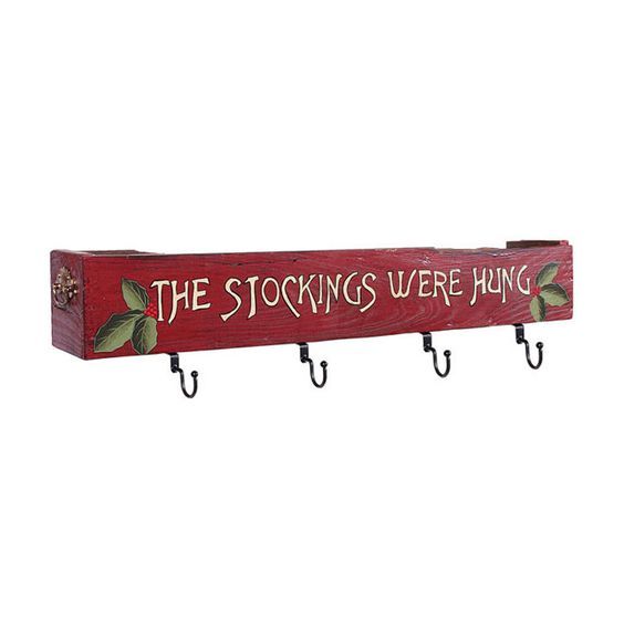 Clever ways to hang stockings when one hasn't a mantle, please!