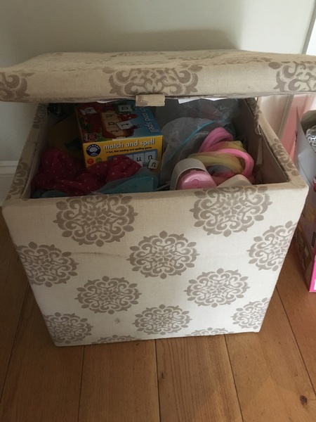 What do you store toys in the lounge in?