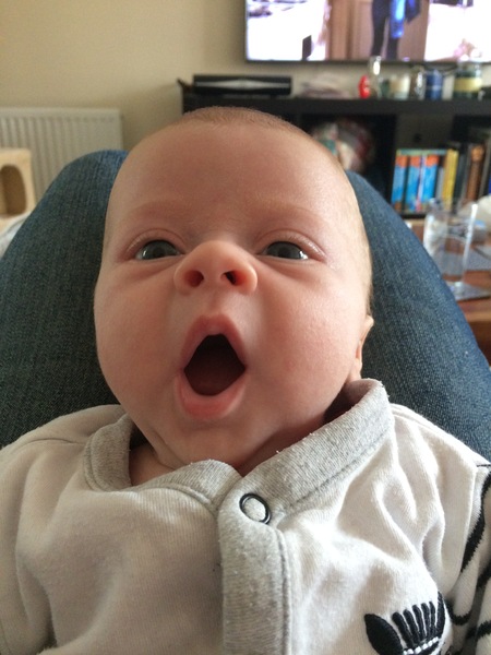 August 2016 - early arrivals to the newborn cuddles & graveyard feeding shifts