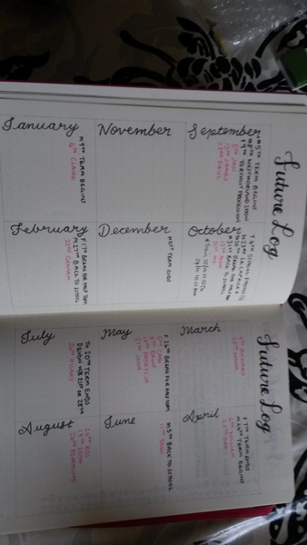 Bullet Journal thread 3: organise your life!