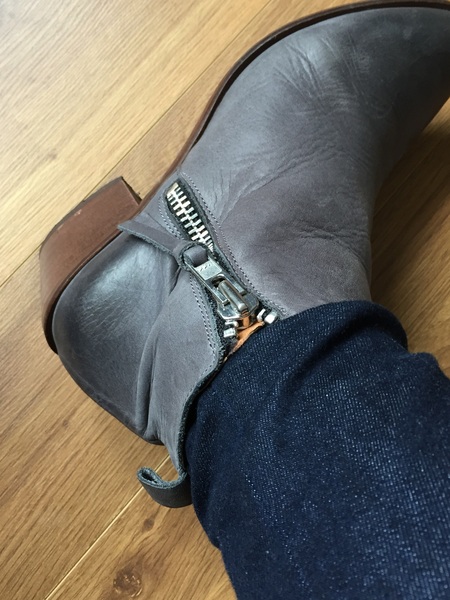 In which photo am I wearing ankle boots and jeans 'correctly?'