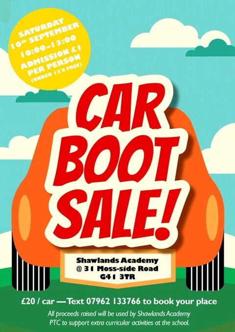 Car Boot recommendations - Renfrewshire Area