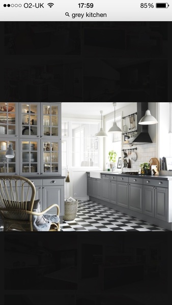 What colour tiles? Kitchen