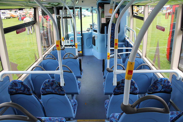 I'm so sorry it's about disabled bus seats