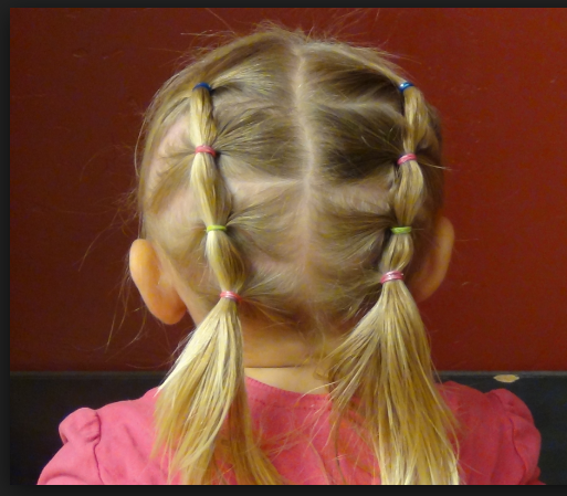 Tidy hair for school