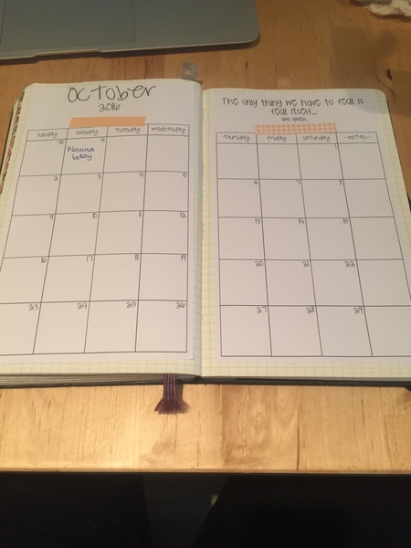 Bullet Journal thread 3: organise your life!