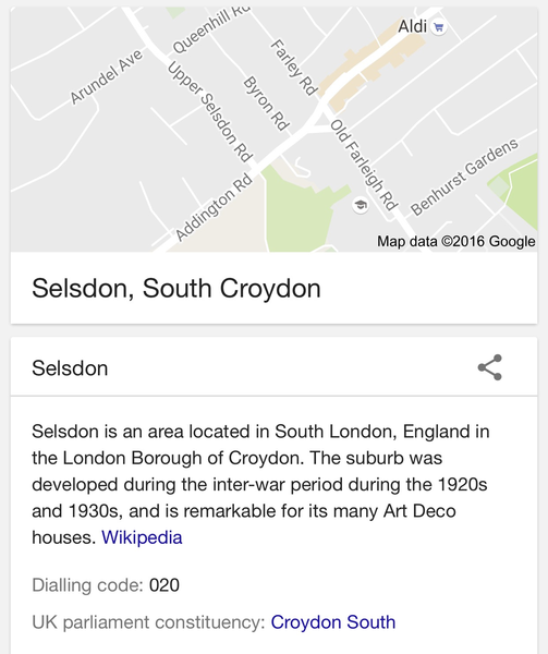 To absolutely hate living in Surrey