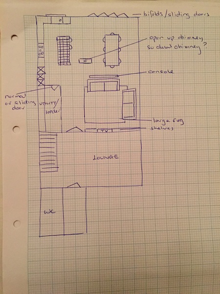 Completely open plan downstairs - yes or no