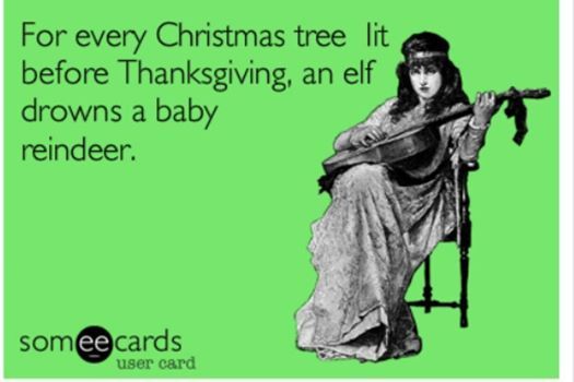 Trees. How early is too early? 🤔