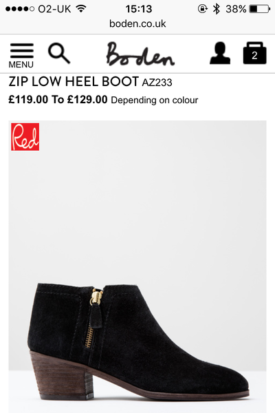 Black ankle boots