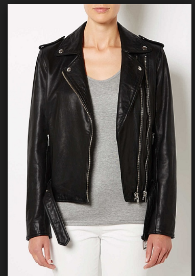 How much would you bid for a preowned leather jacket