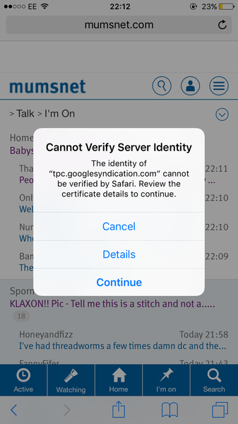 Weird message?