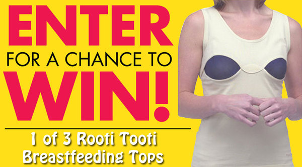 WIN 1 of 3 Rooti Tooti Breastfeeding Tops!!