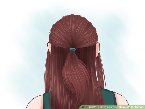 Tidy hair for school