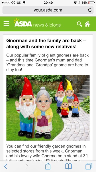 To think that my neighbours oversized gnome is out to get me!