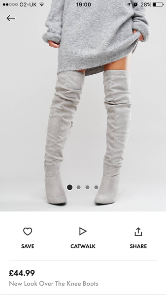 I'm looking for grey suede OTK boots