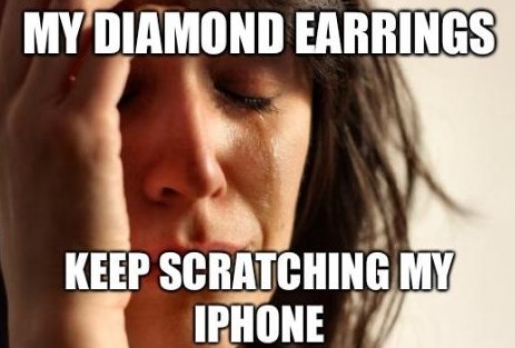 To hate the phrase "first world problems"?