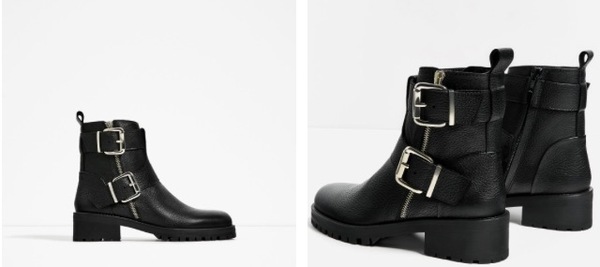 Black ankle boots