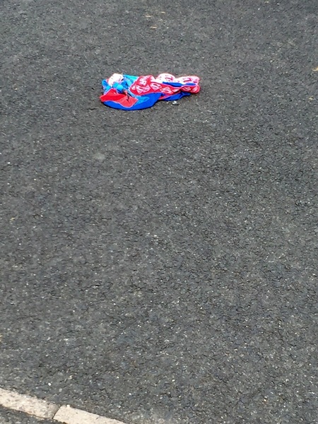 Someone has left their pants on my driveway (with diagram)