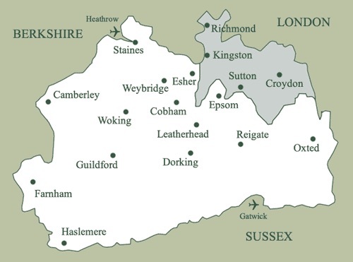 To absolutely hate living in Surrey