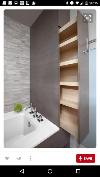 What to do with a 25 cm gap between end of bath and wall