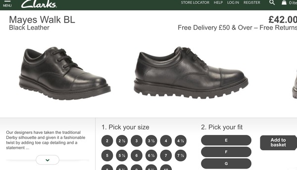 To think clarks and start rite are sexist when it comes to school shoes