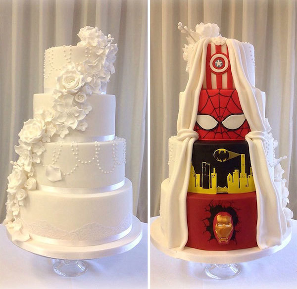 To want to know what the hell a wedding reveal cake is?