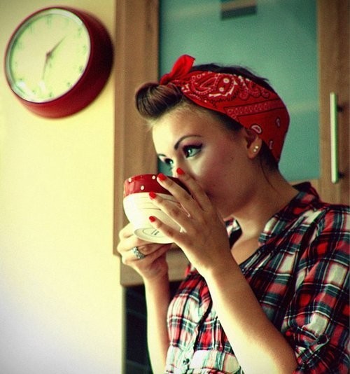 A fancier breed of head scarf/ hair bandana?