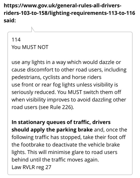 People who do handbrake-neutral at the lights are..