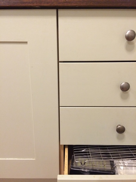 DIY Kitchens: wood effect cabinets with painted doors?