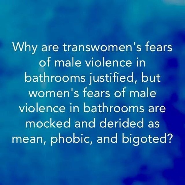 Transwoman using women's loos at work