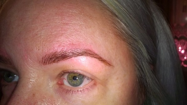 Eyebrow tattooing