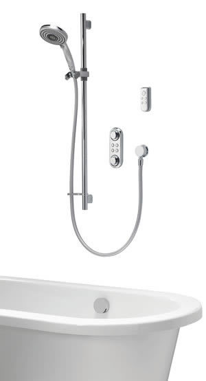 Awkward bathroom - can you have taps in the middle AND an over bath shower?