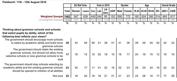 Petition against grammar school expansion