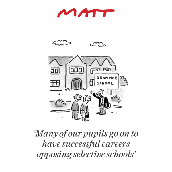 To wonder how much parental support their is for grammar schools? schools