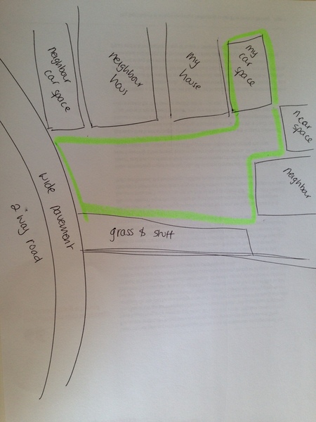 To think my drive is not a public turning circle