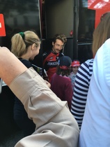 Vuelta A Espana 2016 the MN Peloton contemplates another glass of Rioja to go with the tapas