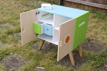 A children's new storage cabinet