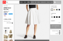 White or Navy Pleated Skirt?