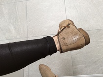 In which photo am I wearing ankle boots and jeans 'correctly?'