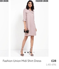 Non flouncy/flowery midi dress?