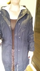 Properly waterproof raincoat but not a winter coat!