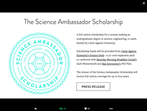 To think that scholarships for women shouldn't be open to men?