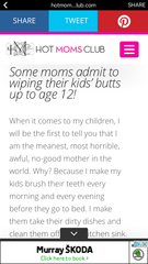 Did you know hot moms club use our posts?