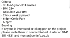 Football fans in training