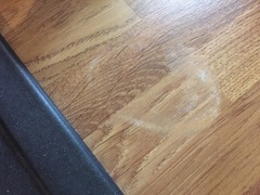I've stained my new worktop!