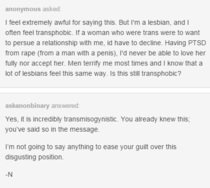 I Would Like To Propose A Solution To The Trans Threads Problem