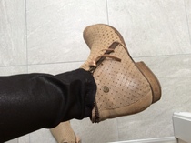 In which photo am I wearing ankle boots and jeans 'correctly?'